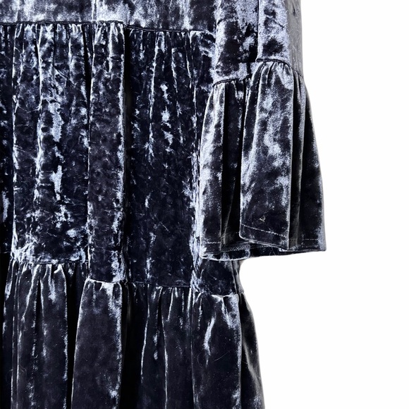 Do Everything in Love Tiered Velour Mini Dress - Picture 4 of 6